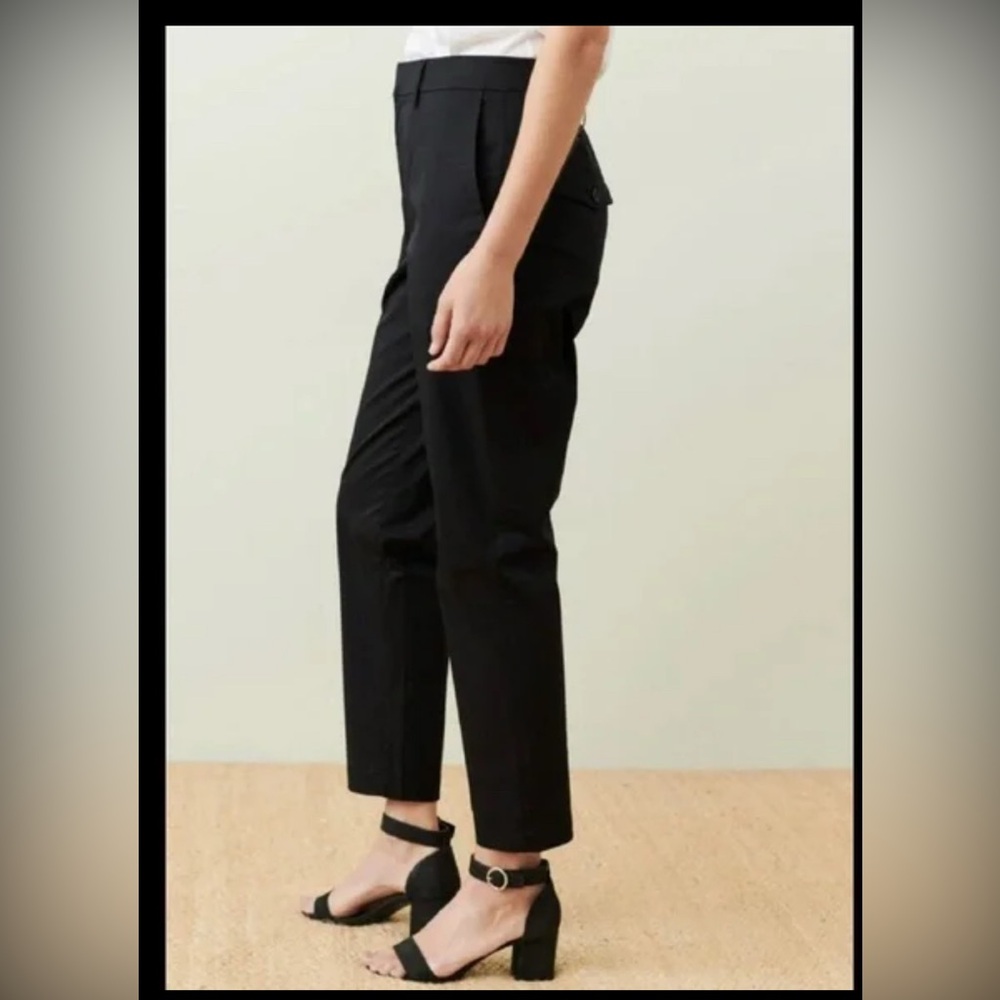 Jenny Kayne Twill Trousers, Black, Size 2 in Excellent Condition.